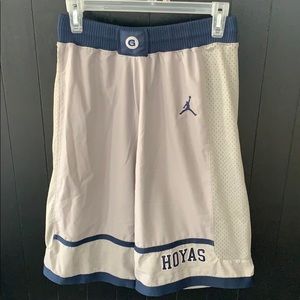 Georgetown Authentic Game Basketball Shorts